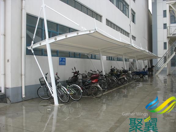 自行車(chē)棚_膜結(jié)構(gòu)自行車(chē)棚_膜結(jié)構(gòu)自行車(chē)棚款式